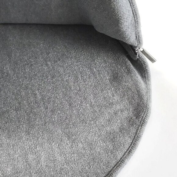 Michael Kors Women's Grey Knit Pullover Longline Sweater Side Zips Cotton Size M - Picture 6 of 13